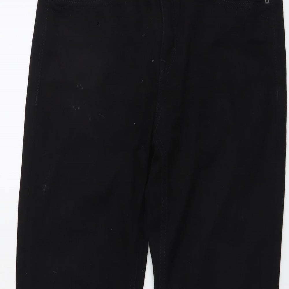 Esprit Womens Black Cotton Straight Jeans Size 29 in L32 in Regular Button