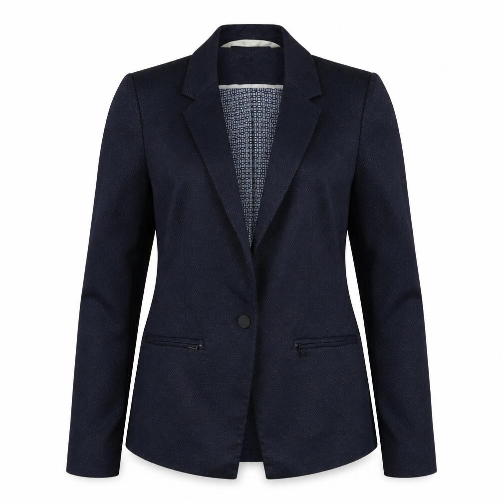 NEXT Womens Black Polyester Jacket Suit Jacket Size 6