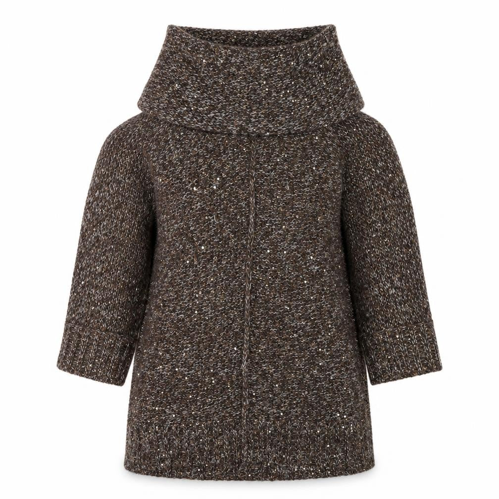 Wallis Womens Brown Roll Neck Polyester Pullover Jumper Size S