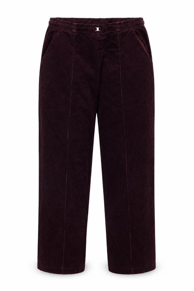 Marks and Spencer Womens Purple Polyester Trousers Size 10 Regular