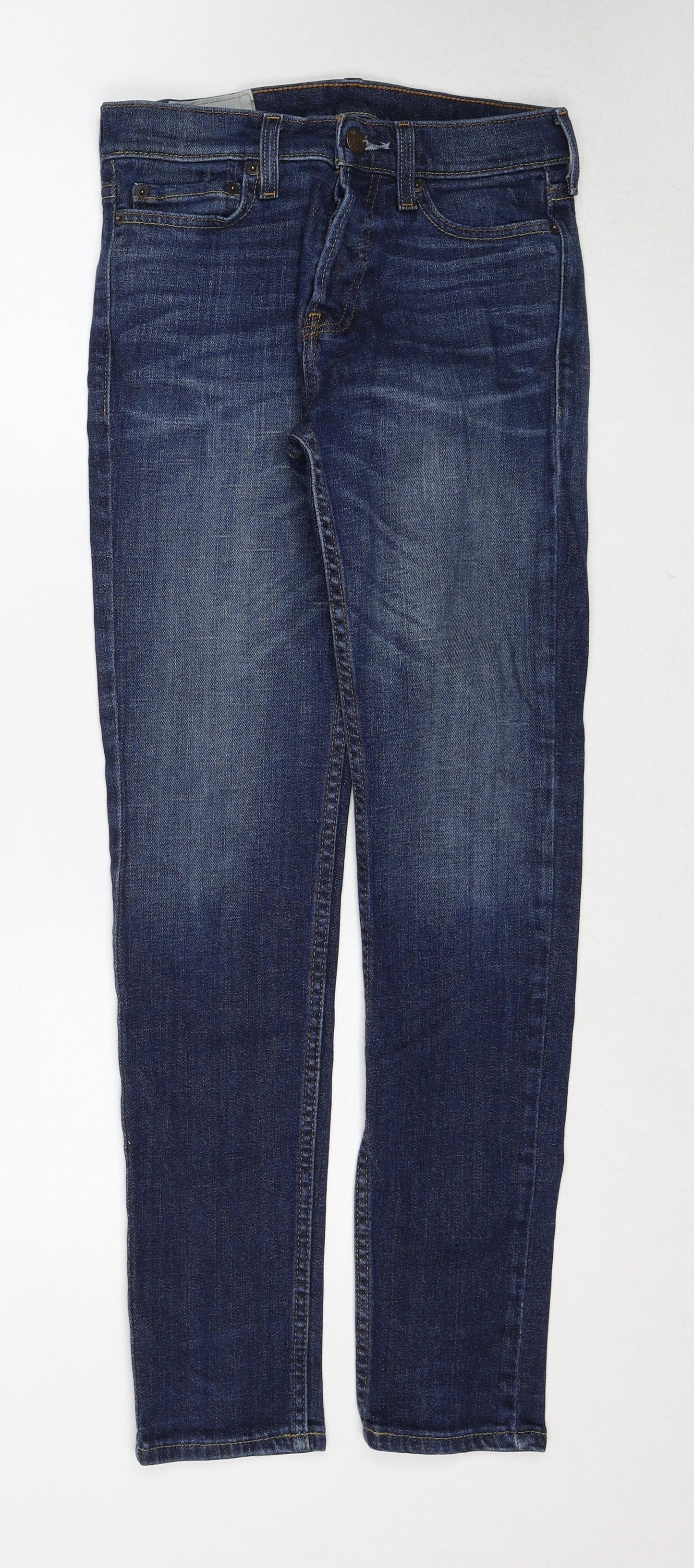 Hollister Womens Blue Cotton Skinny Jeans Size 26 in L30 in Regular Zip