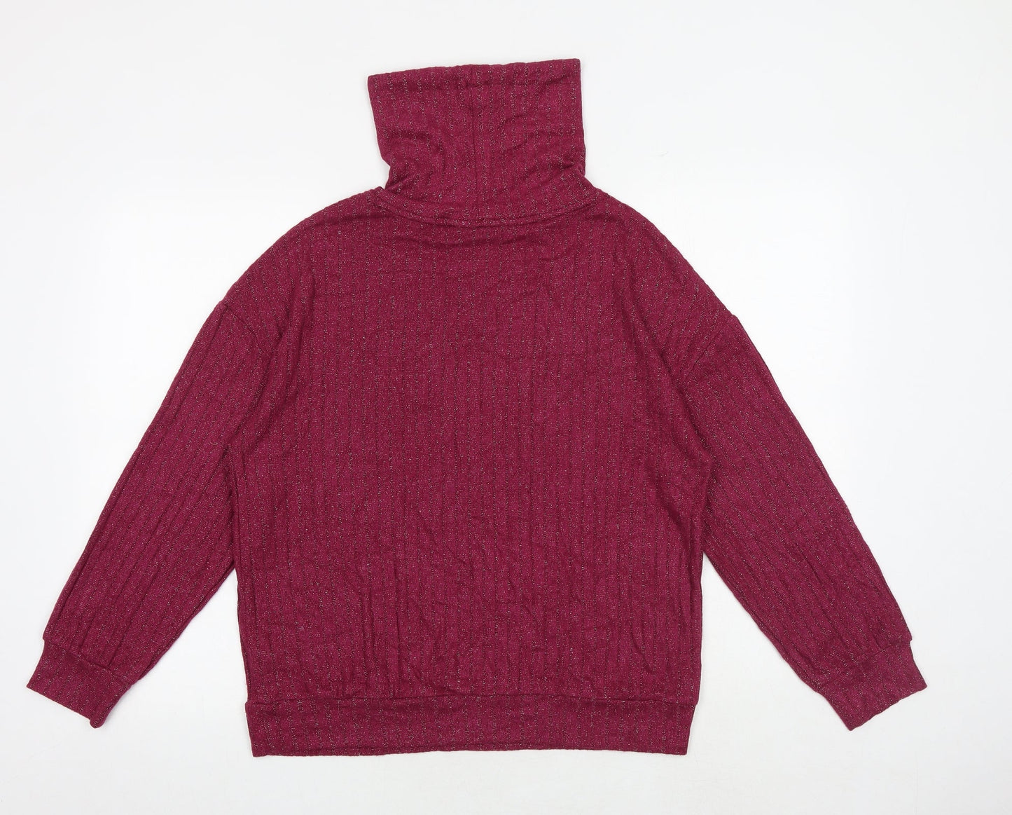 Marks and Spencer Womens Pink Viscose Pullover Sweatshirt Size S Pullover