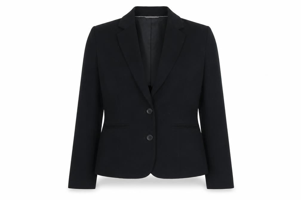 Marks and Spencer Womens Black Polyester Jacket Suit Jacket Size 10