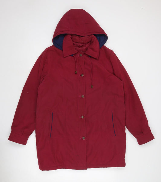 JPC Collection Womens Red Jacket Size 10 Zip