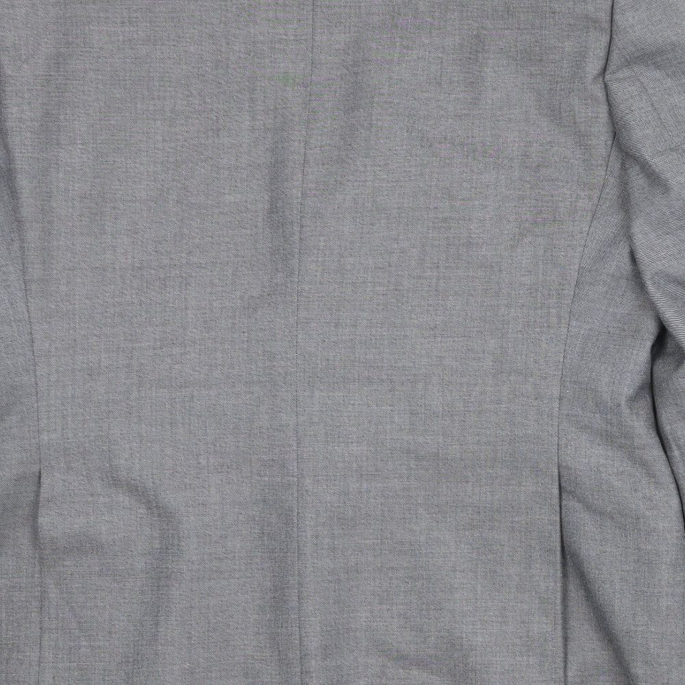 Marks and Spencer Mens Grey Polyester Jacket Suit Jacket Size 42 Regular