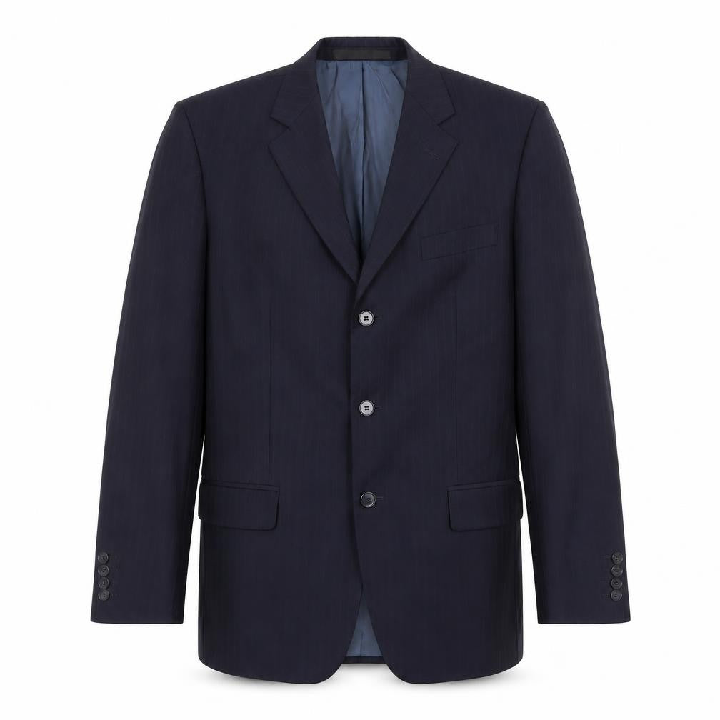 Marks and Spencer Mens Blue Wool Jacket Suit Jacket Size 40 Regular