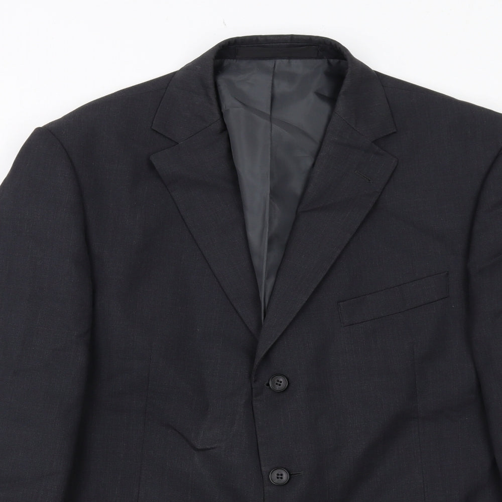 Marks and Spencer Mens Grey Wool Jacket Suit Jacket Size 42 Regular