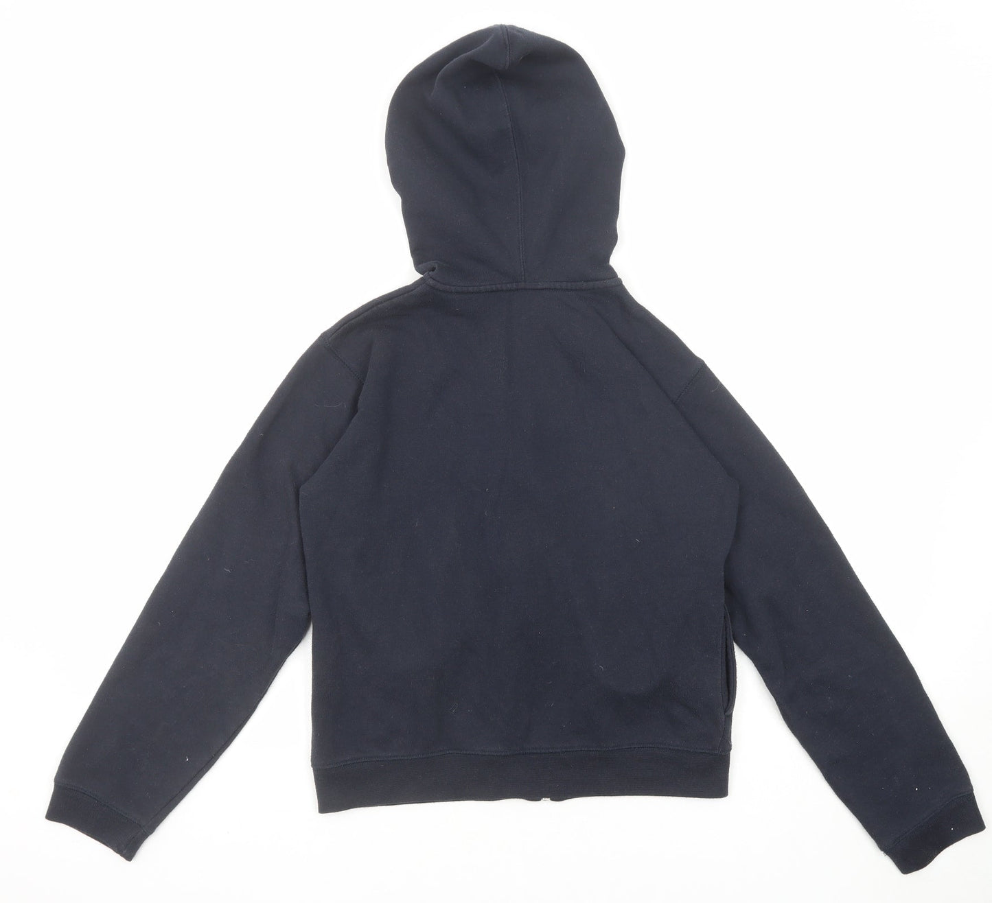 Reebok Boys Blue Polyester Full Zip Hoodie Size XL Zip