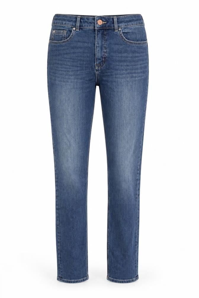 Marks and Spencer Womens Blue Polyester Skinny Jeans Size 30 in Regular Zip