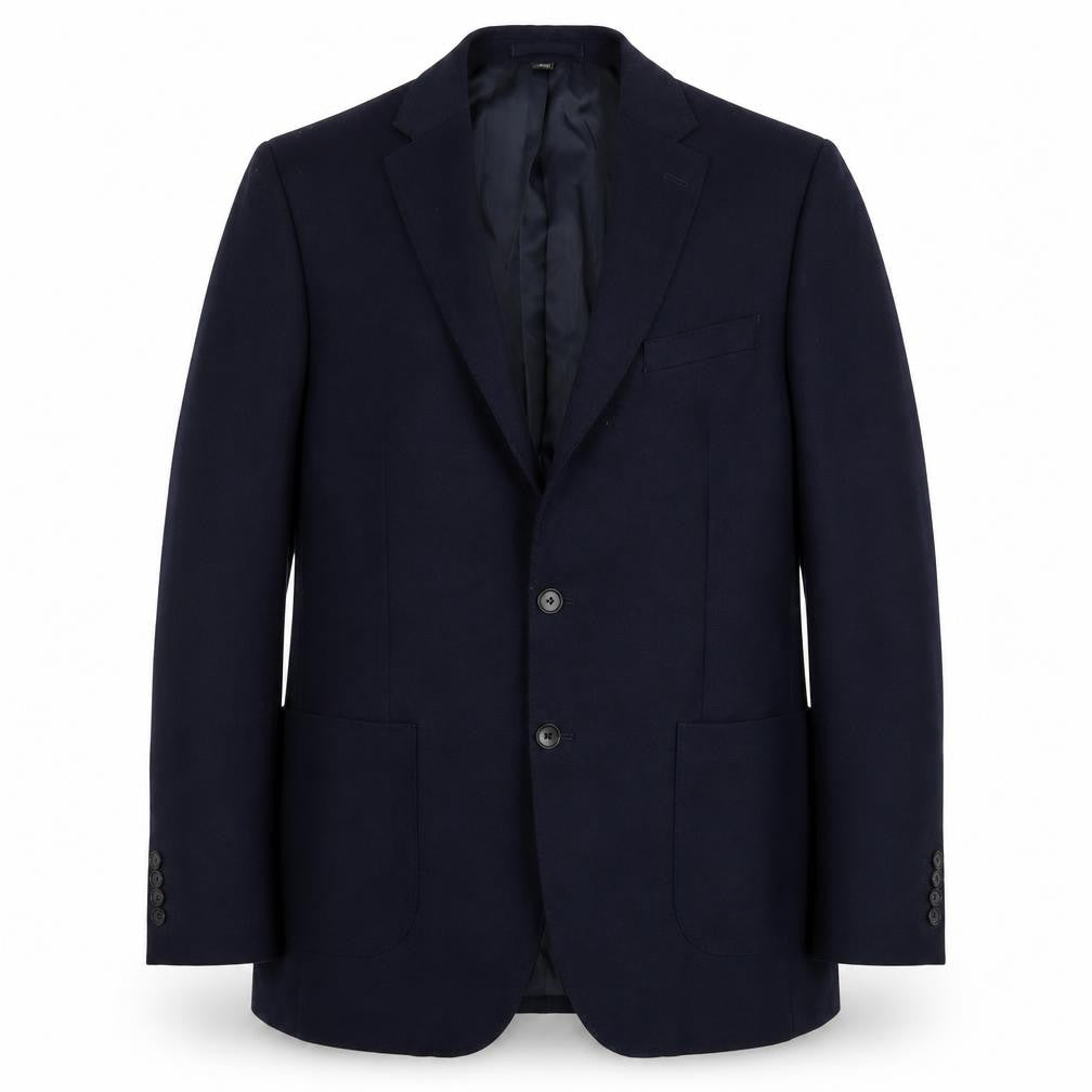 Marks and Spencer Mens Blue Polyamide Jacket Suit Jacket Size 42 Regular