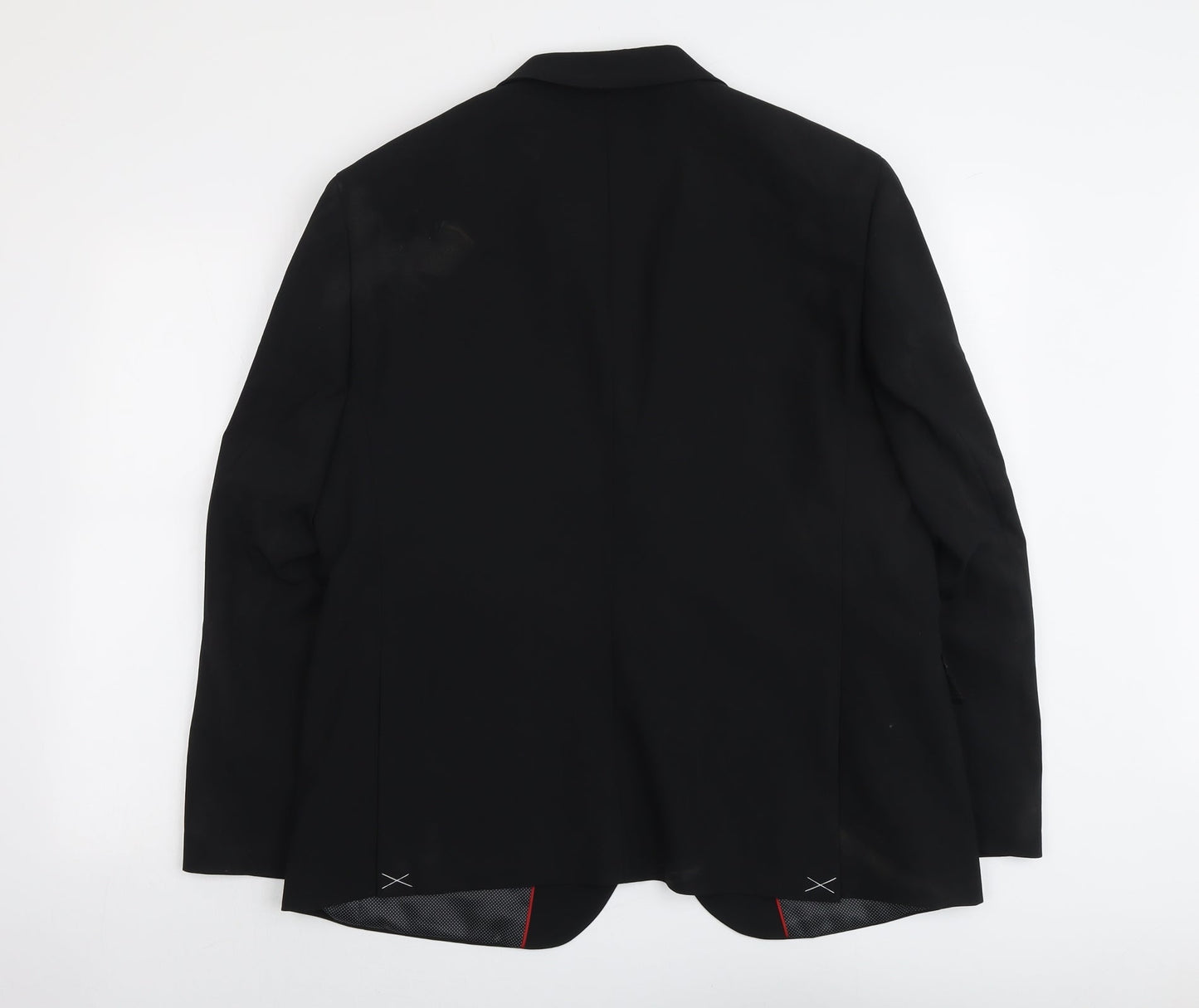 Marks and Spencer Mens Black Wool Jacket Suit Jacket Size 44 Regular
