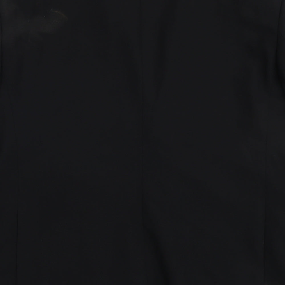 Marks and Spencer Mens Black Wool Jacket Suit Jacket Size 44 Regular