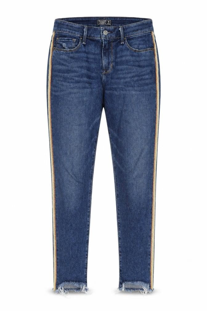 Gap Womens Blue Cotton Skinny Jeans Size 26 in Regular Zip