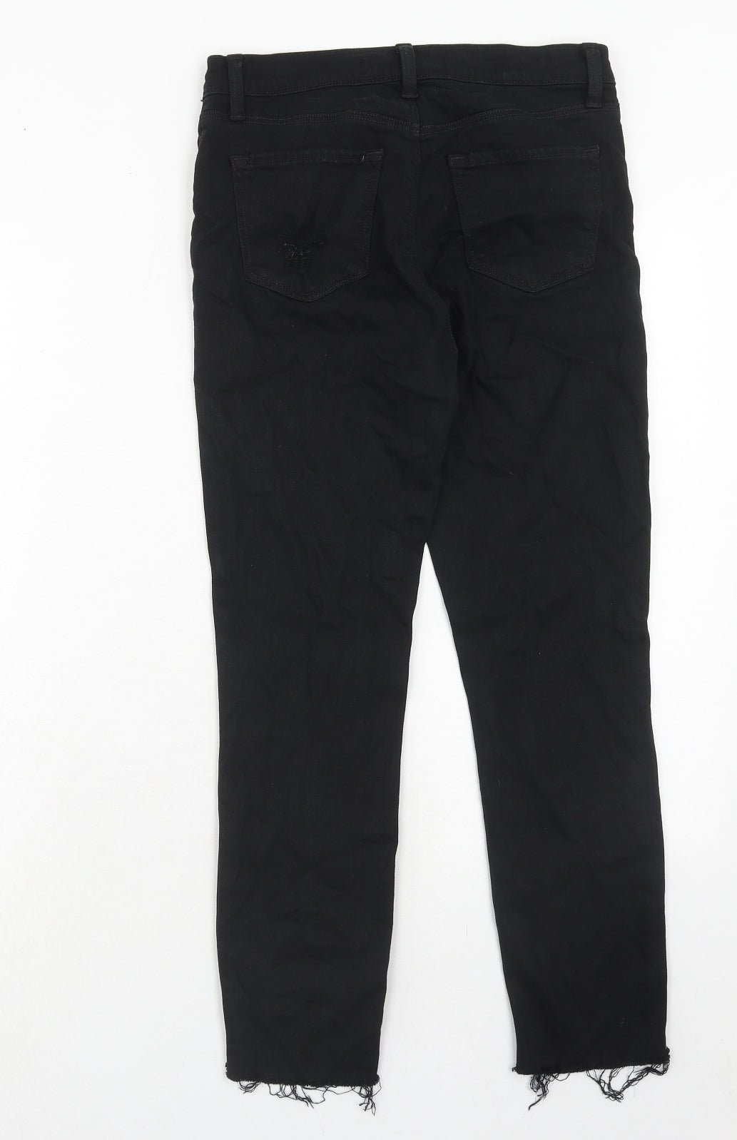 J.Brand Womens Black Cotton Skinny Jeans Size 27 in Regular Zip