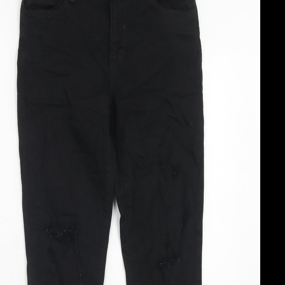 J.Brand Womens Black Cotton Skinny Jeans Size 27 in Regular Zip