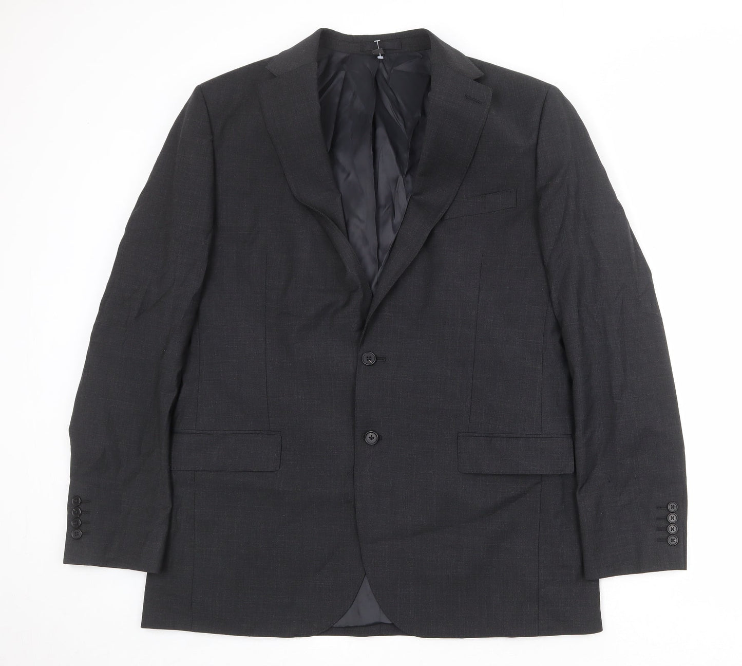 Marks and Spencer Mens Grey Wool Jacket Suit Jacket Size 44 Regular