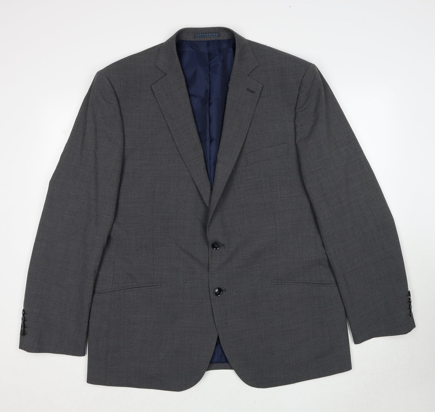 Marks and Spencer Mens Grey Wool Jacket Suit Jacket Size 44 Regular