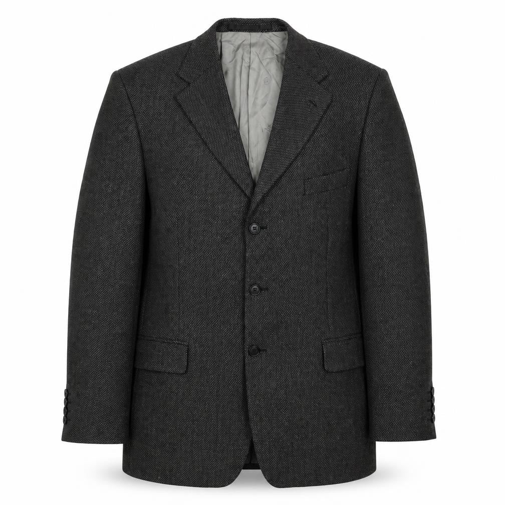 Marks and Spencer Mens Grey Wool Jacket Blazer Size 42 Regular