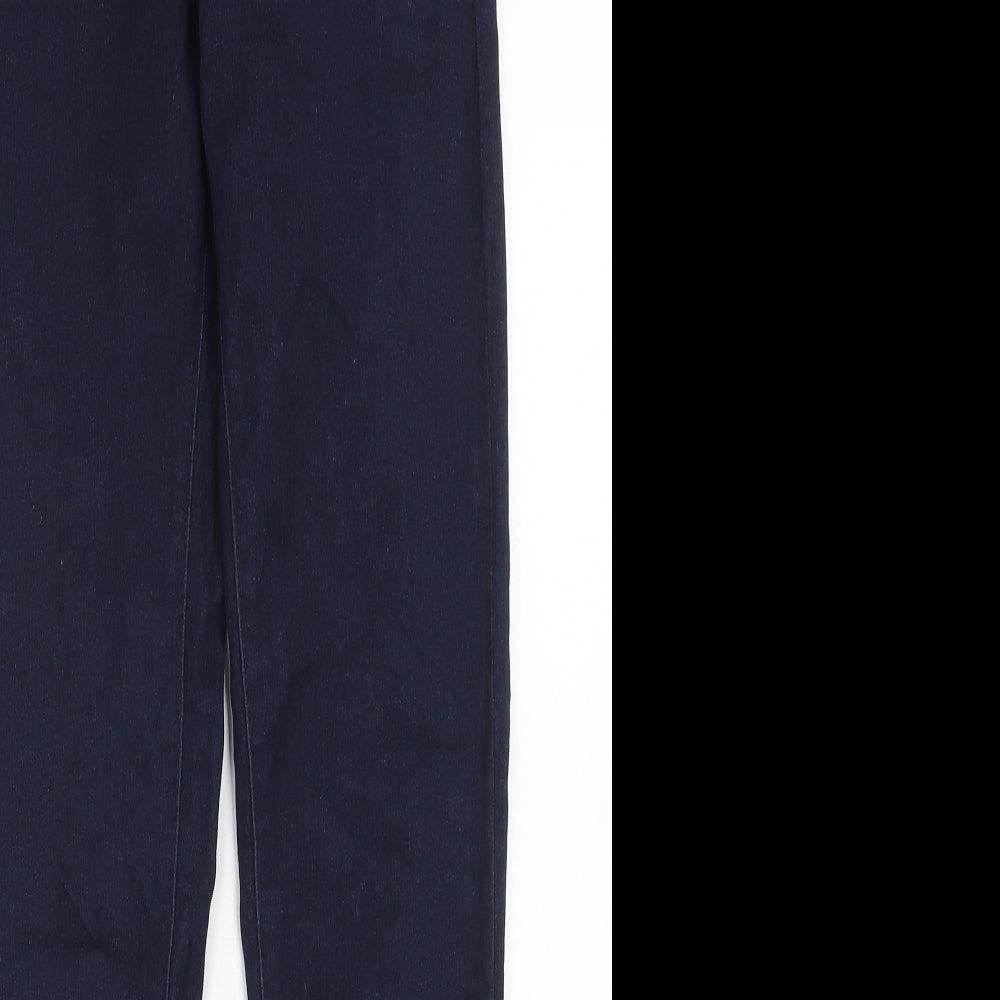 Oasis Womens Blue Cotton Skinny Jeans Size 8 Regular Zip