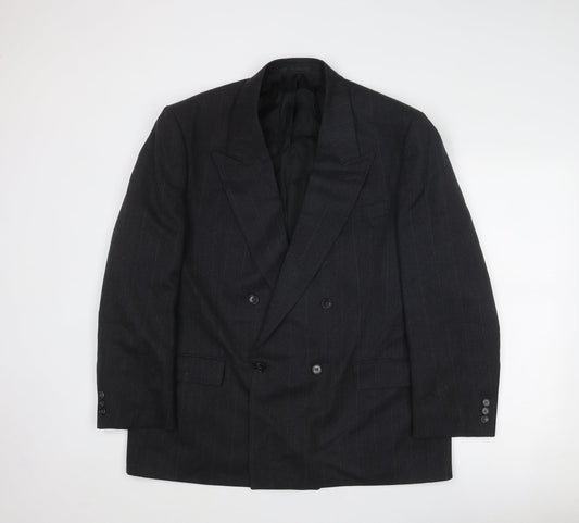 St Michael Mens Grey Polyester Jacket Suit Jacket Size 44 Regular