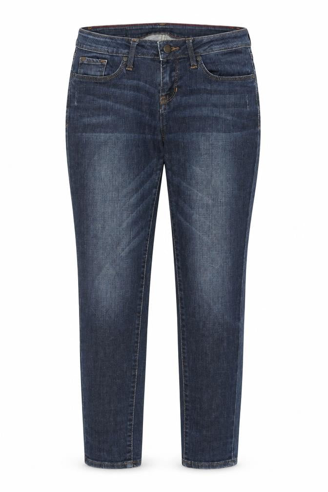 Authentic Womens Blue Cotton Skinny Jeans Size 29 in Regular Zip