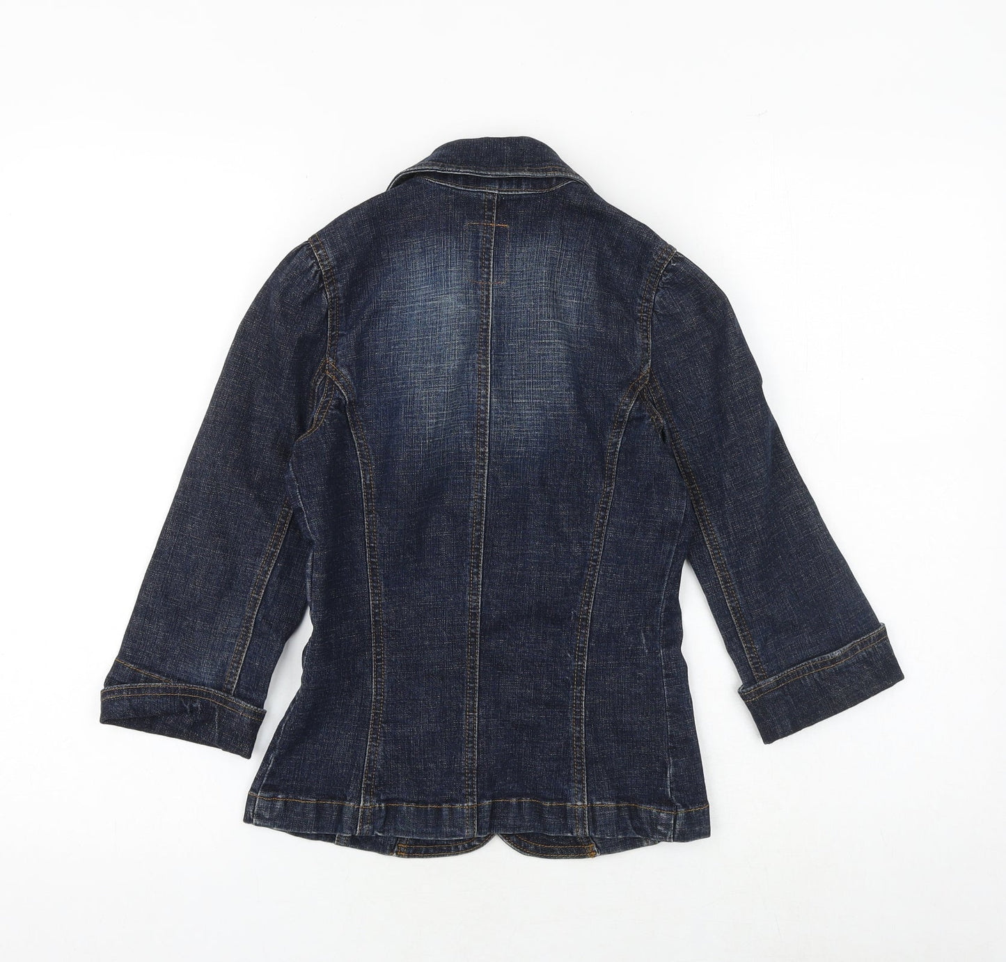 Marks and Spencer Womens Blue Jacket Size 6 Button
