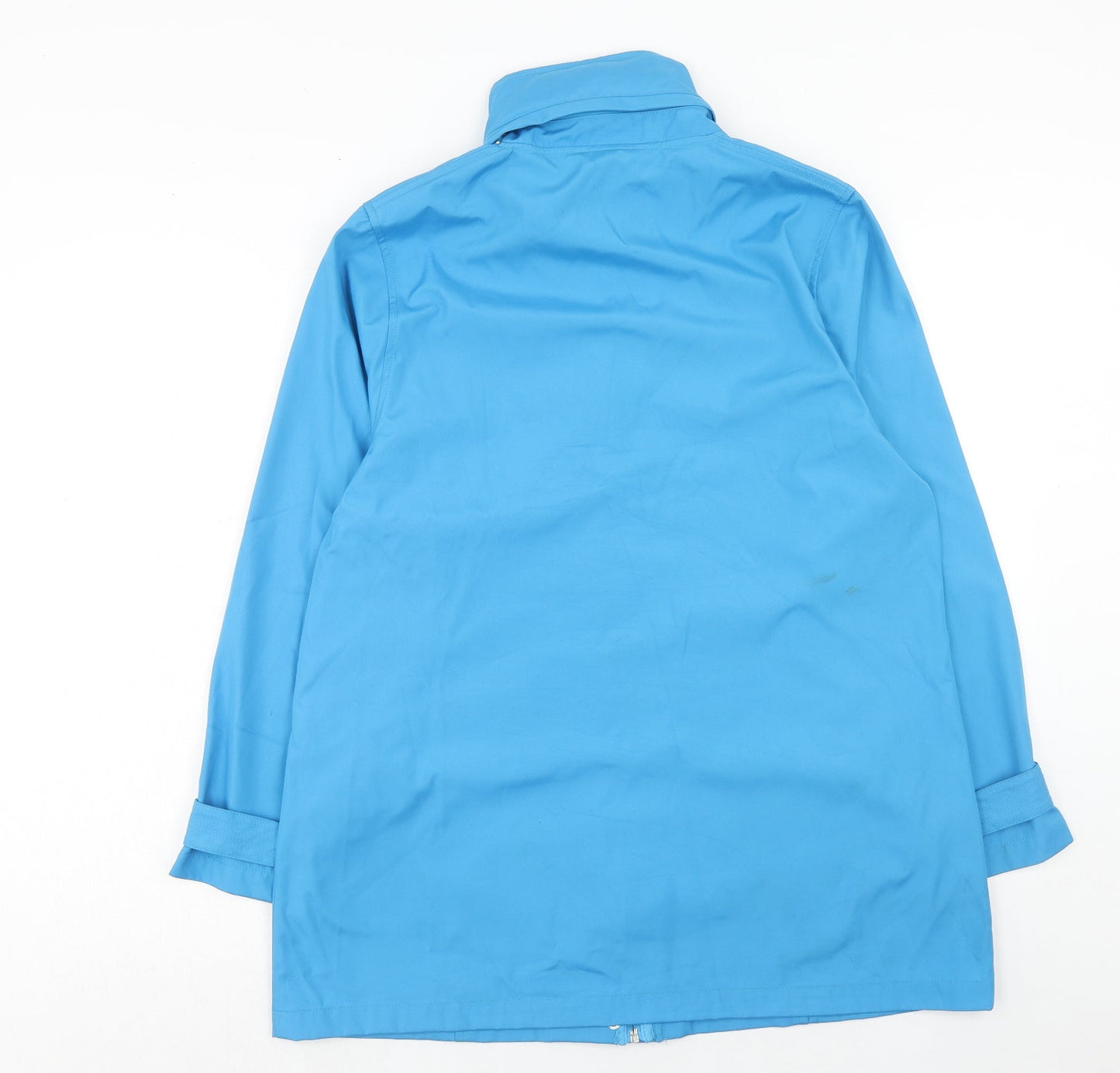 TIGI Womens Blue Jacket Size 14 Zip