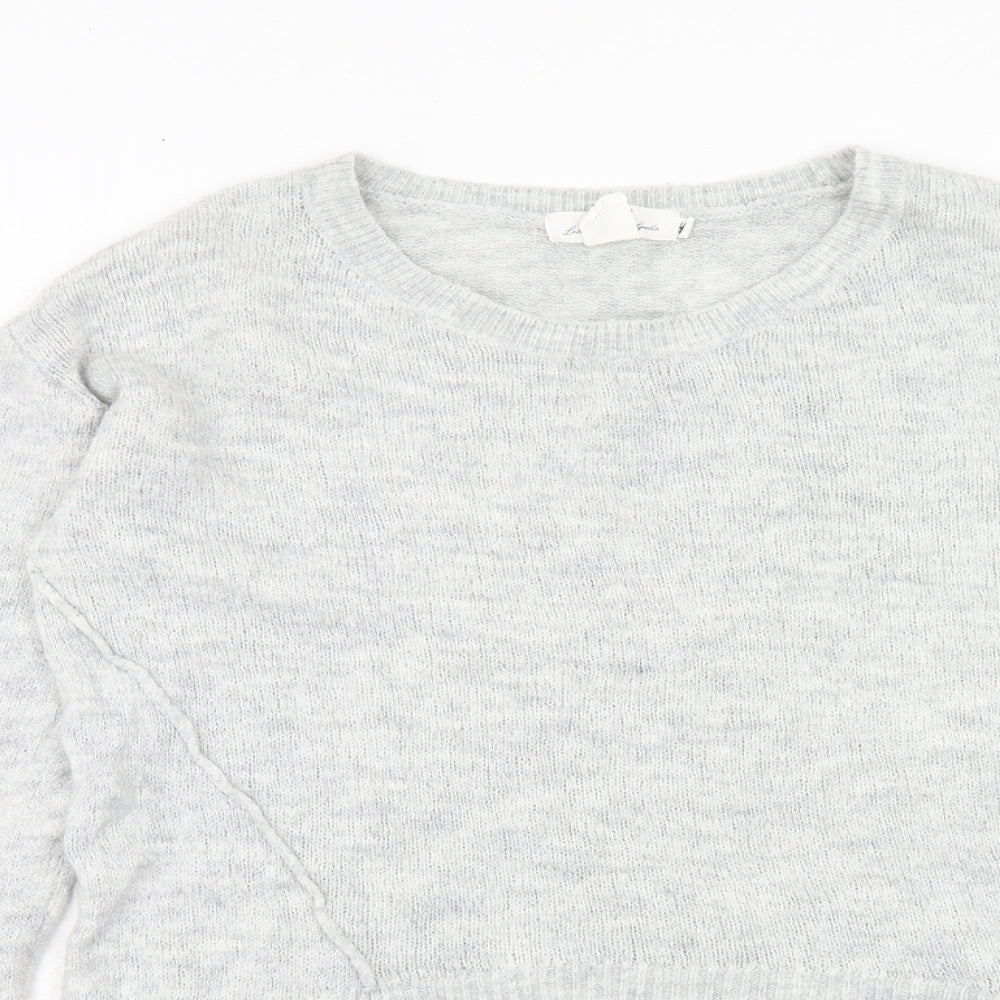 H&M Womens Grey Roll Neck Acrylic Pullover Jumper Size M