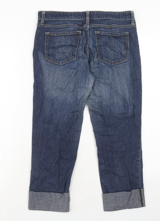 Gap Womens Blue Cotton Skinny Jeans Size 30 in Regular Zip