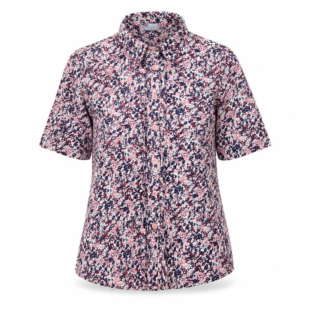 Womens UK Size 10 EWM Multicoloured Polyester Button-Up
