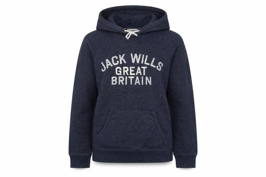Womens UK S Regular Jack Wills Blue Pullover Hoodie