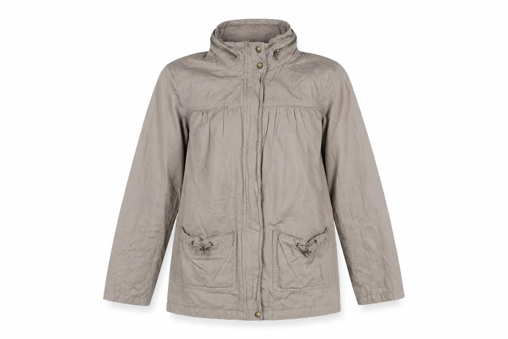 Marks & Spencer Womens Brown Jacket Size 8 Zip
