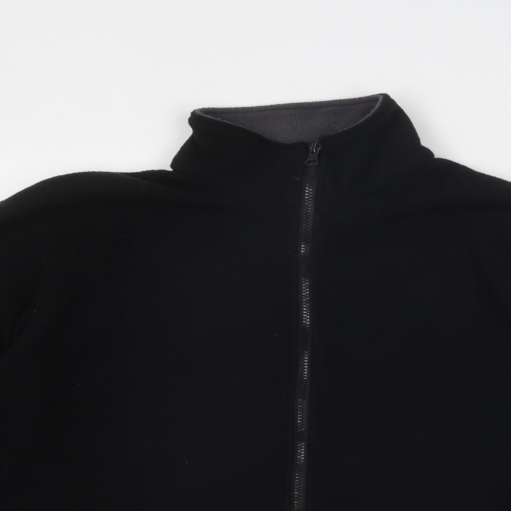 Brave Soul Womens Black Jacket Size M Zip