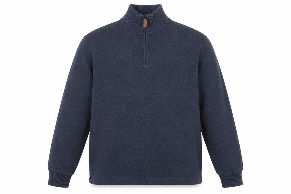 Maine Mens Blue Cotton Pullover Sweatshirt Size M
