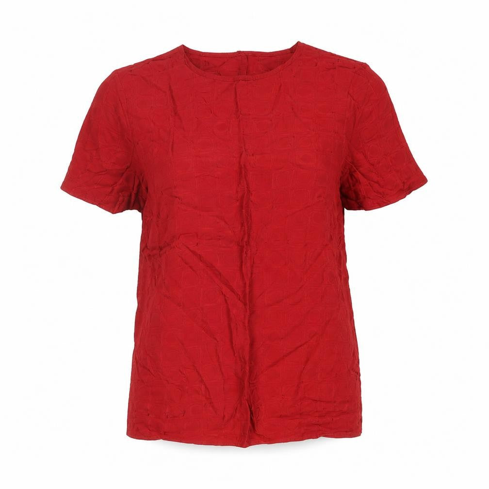 Womens UK Size 12 St Michael Red Polyester T-Shirt