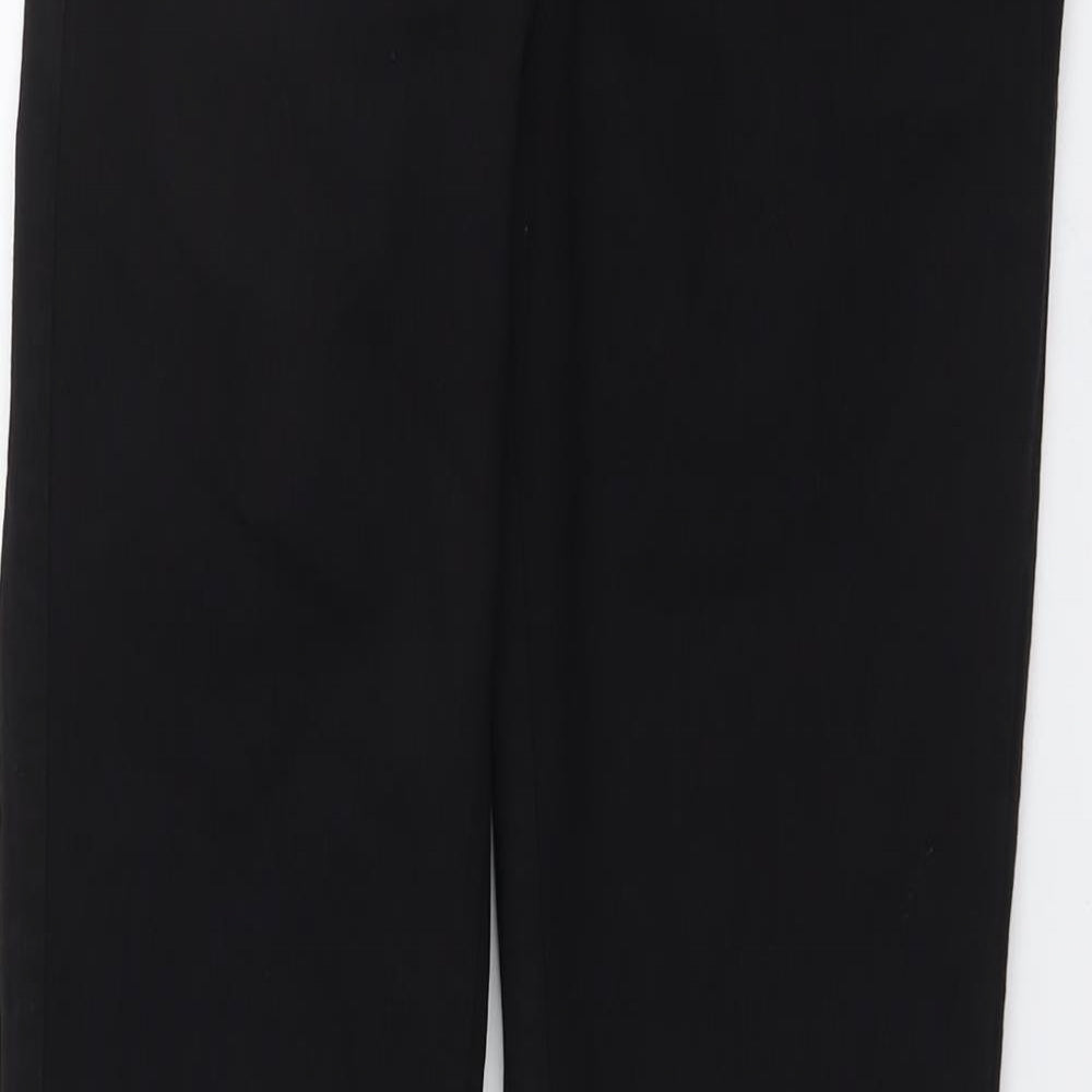 Dorothy Perkins Womens Black Cotton Skinny Jeans Size 12 L29 in Regular Button
