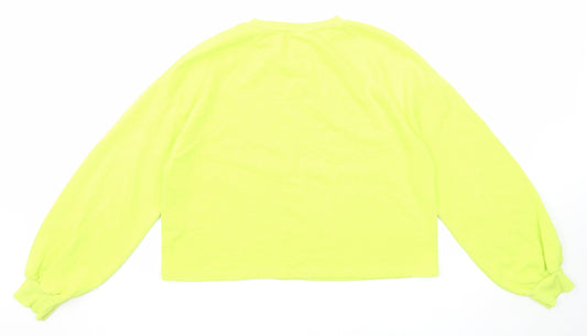 Zara Womens Green Cotton Pullover Sweatshirt Size M Pullover - Please take me back to the summer