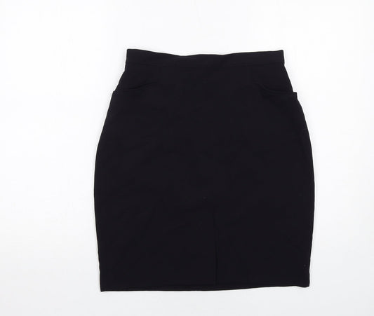 NEXT Womens Blue Polyester A-Line Skirt Size 12 Zip