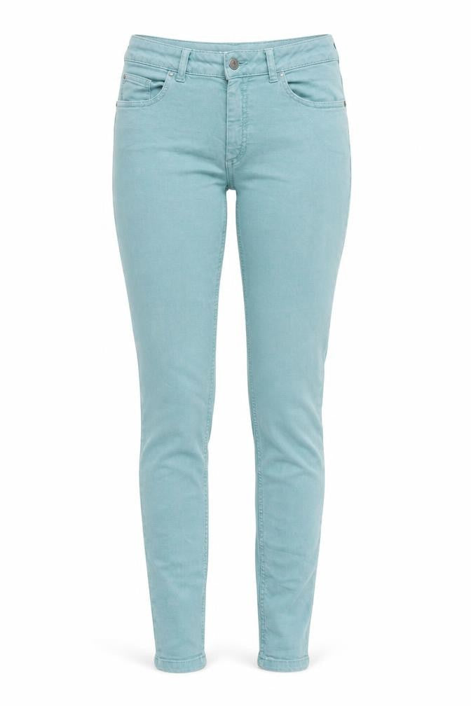 Marks and Spencer Womens Blue Cotton Skinny Jeans Size 12 Slim Zip