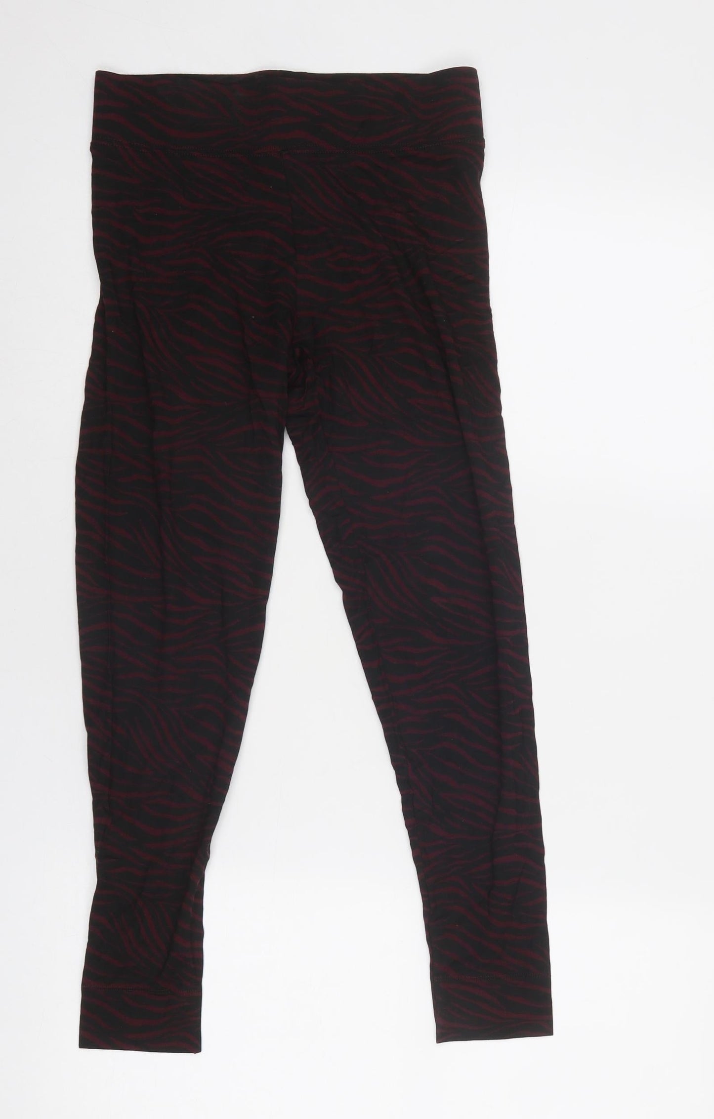 Marks and Spencer Womens Red Viscose Jogger Leggings Size 8 - Leggins