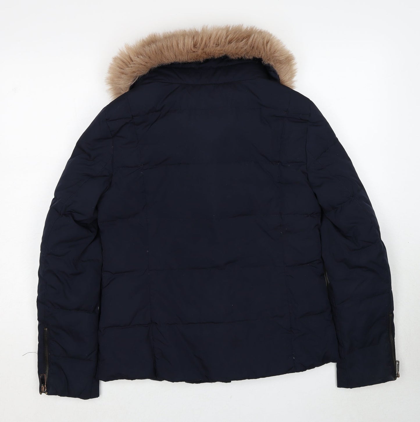 Zara Womens Blue Jacket Size S Zip