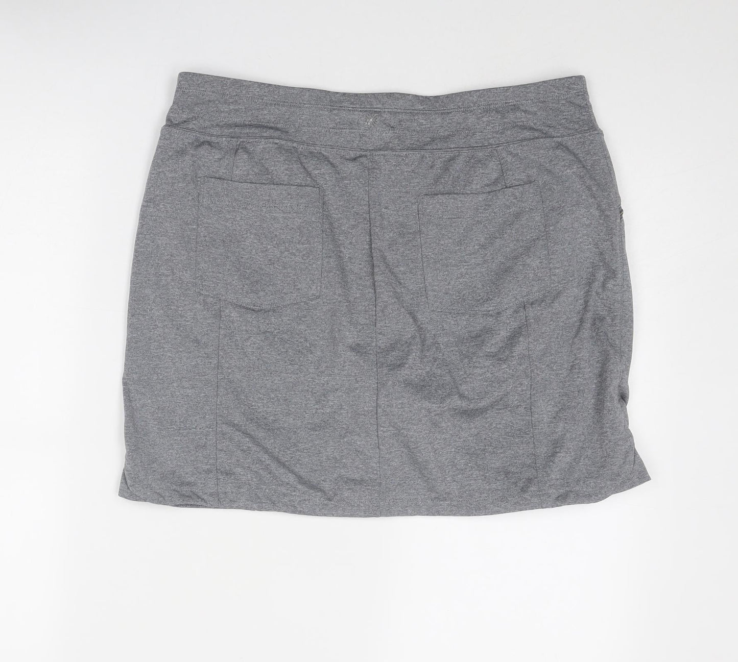 Tangerine Womens Grey Polyester Skort Size L - Size L-XL