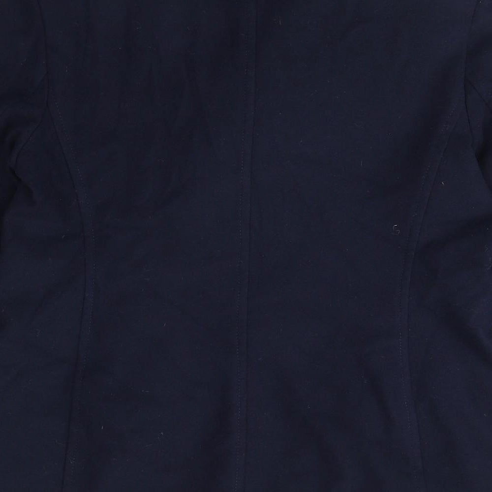 Marks and Spencer Womens Blue Jacket Size 12 Button