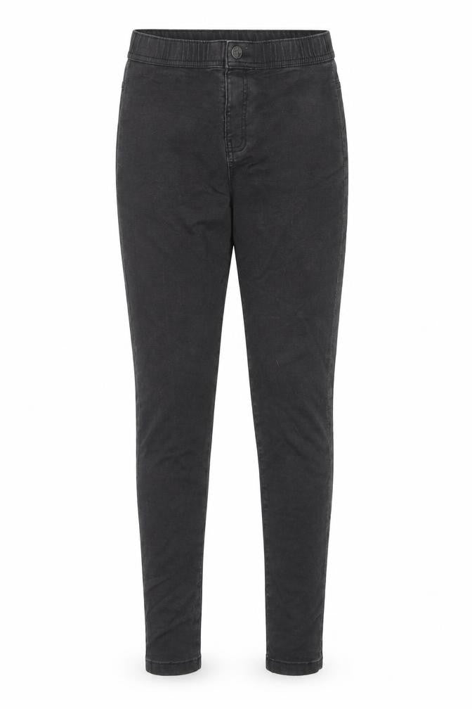 Marks and Spencer Girls Black Cotton Skinny Jeans Size 13-14 Years Regular Zip