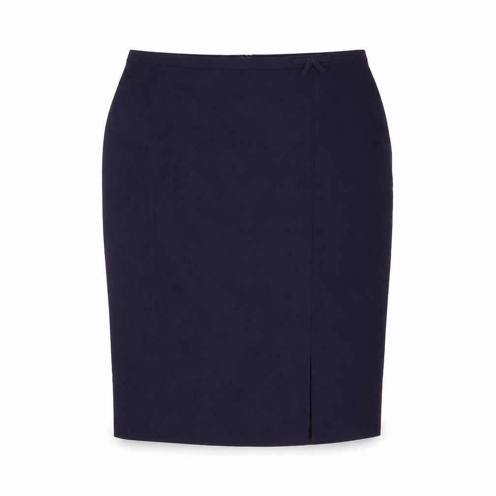 Marks and Spencer Womens Purple Polyester A-Line Skirt Size 10 Zip