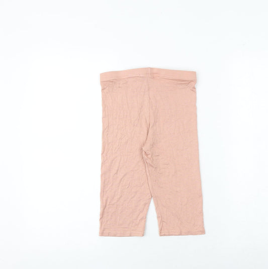 PRETTYLITTLETHING Womens Pink Viscose Sweat Shorts Size 4 Regular