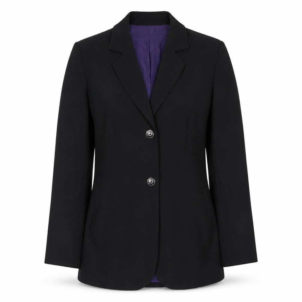 Marks and Spencer Womens Black Polyester Jacket Suit Jacket Size 12