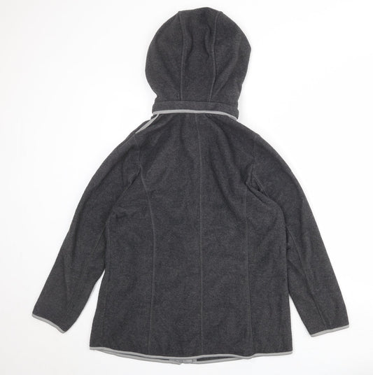 Collection L Womens Grey Jacket Size 16 Zip