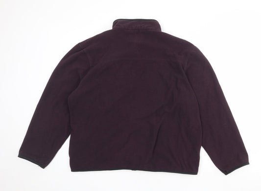 Marks and Spencer Mens Purple Jacket Size L Zip