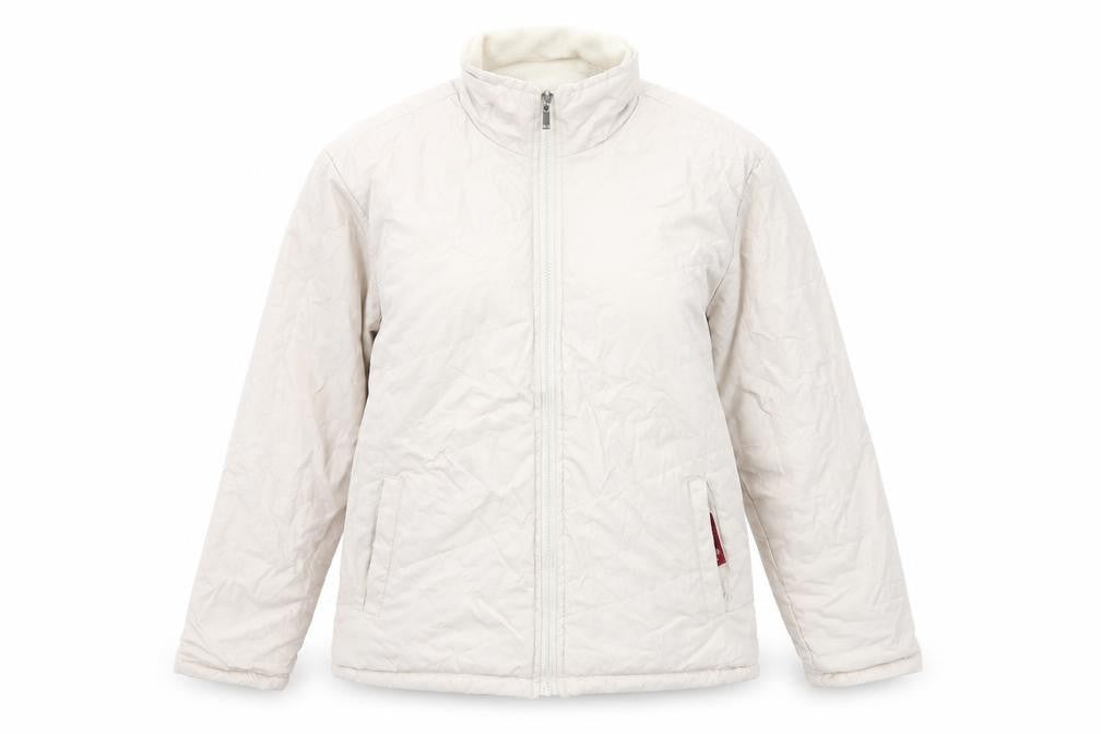 Luciana Womens Ivory Jacket Size XL Zip